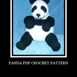 Panda Bear PDF Crochet Pattern