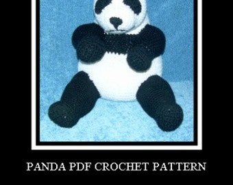 Panda Bear PDF Crochet Pattern
