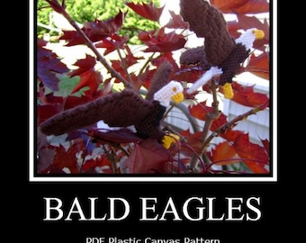 Bald Eagle Plastic Canvas PDF Pattern