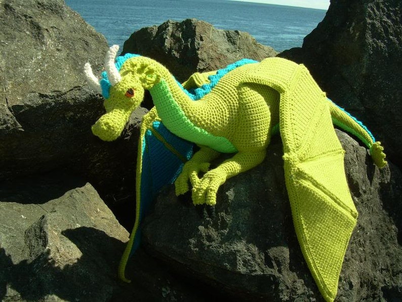 Guardian the Dragon PDF Crochet Pattern by CreationsByGems image 2