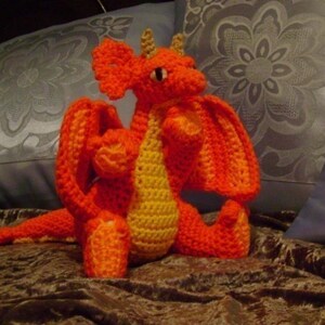 Baby Dragon PDF Crochet Pattern image 2