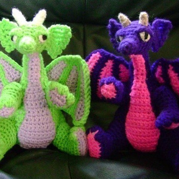 Baby Dragon PDF Crochet Pattern