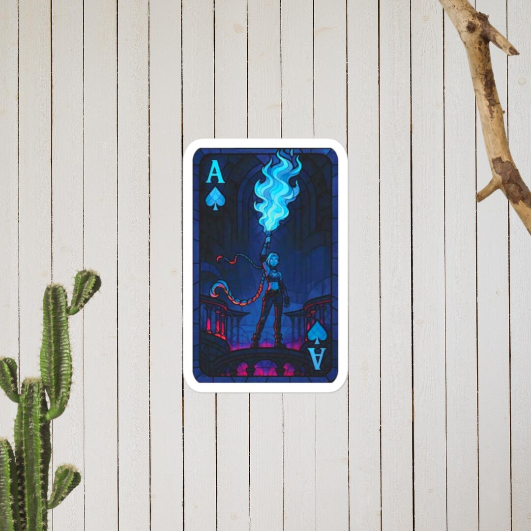 Jinx Arcane League of Legends Sticker Lol Arcane Jinx Fan Gift League ...