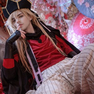 15 Days to Make -•- “I will never abandon you, no matter what.” Custom Doma Cosplay Full Set | Demon Slayer Anime Costume | Kimono Outfit