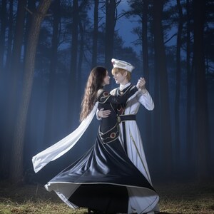 20 days to make - "We are accomplices", Code Geass Lelouch & C.C Cosplay Outfit Set, Custom Costume image 2