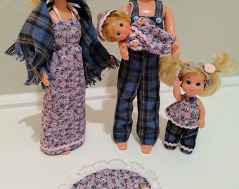 Handmade Clothes for Sunshine Family Dolls - Dolls not included