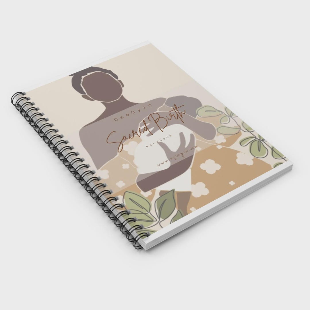 Birth Note Book Sacred Birth Notebook - Etsy
