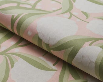 DESIGNER FABRIC Schumacher Rubus cotton linen 2.5 yards