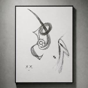 5# Morel - Manifestation Artwork: The Harmonic Resonance, Original Minimalist Fine Art for Luxury Interiors & Sacred Affinity Attraction