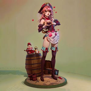 Mast From Goddess of Victory - Romantic Maid - STL File - NIKKE