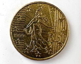 非常に珍しいフランスの2000年10セント硬貨 - Etsy 日本