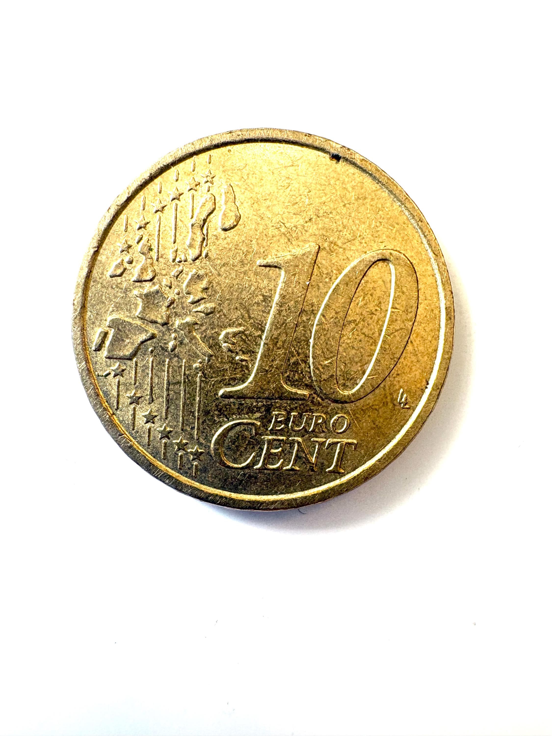 希少なユーロ硬貨 10 セント「ヴィーナス」 2002 年 イタリア。 - Etsy