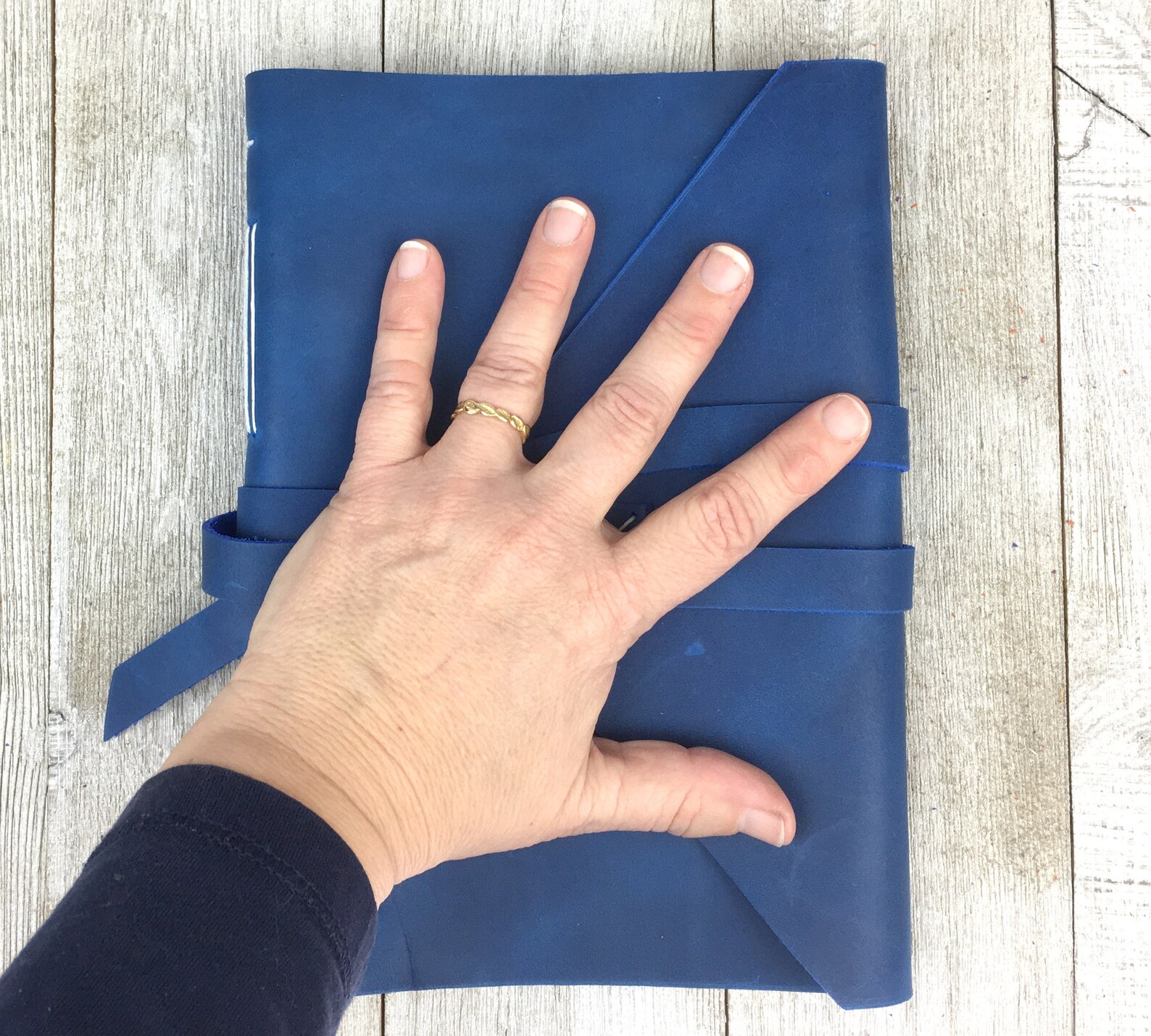 Custom Leather Journal With Lined Paper // Handmade Notebook Etsy