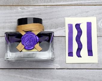 Purple Calligraphy Ink for Quills and Dip Pens, Purple Writing Ink