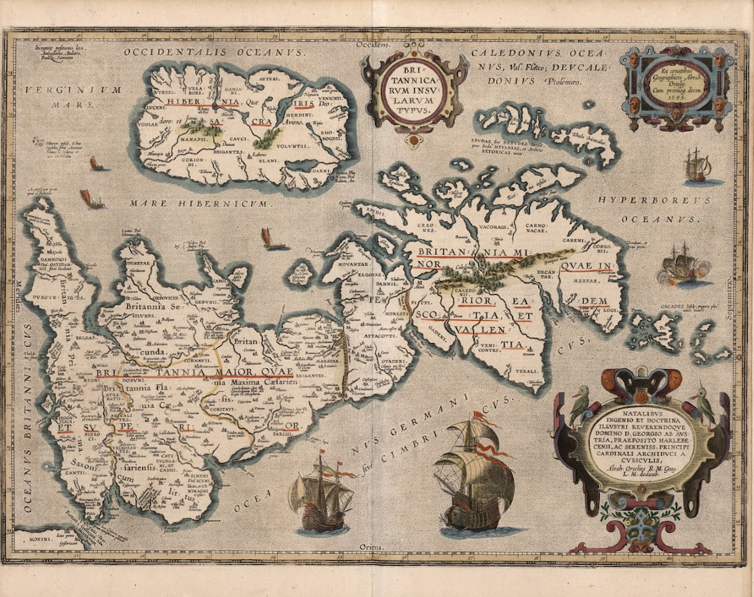 アート・デザイン・音楽 Early Printed Maps of the British Isles