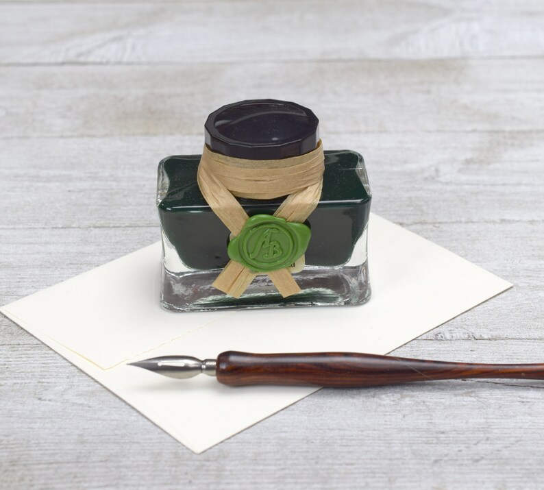 Green Calligraphy Ink for Quills and Dip Pens Irish Emerald Etsy