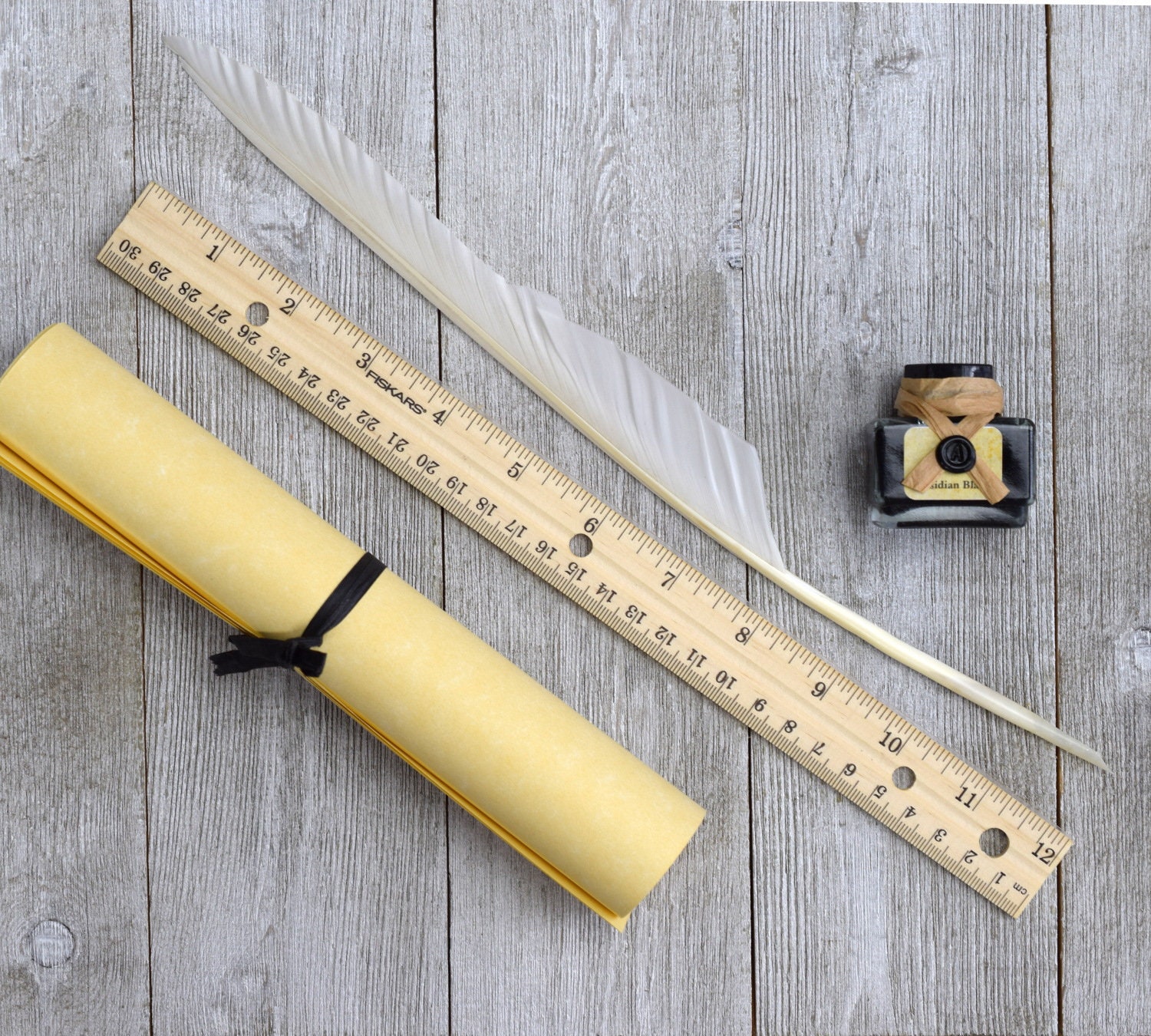 Renaissance Writing Set With Calligraphy Parchment Paper - Etsy