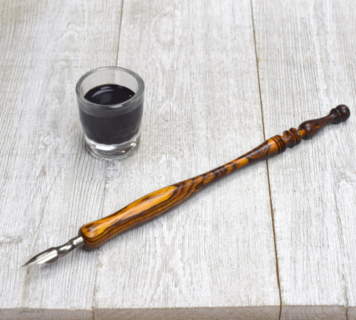 Handmade Wood Calligraphy Dip Pen Holder one in Choice of Etsy UK