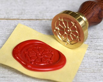 Tudor Rose Wax Seal Stamp Set