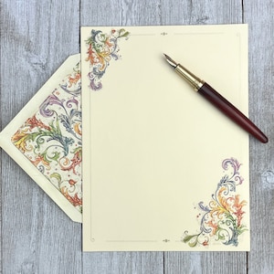Hojas de papelería y sobres de hojas de colores Portafolio Kartos Allegro