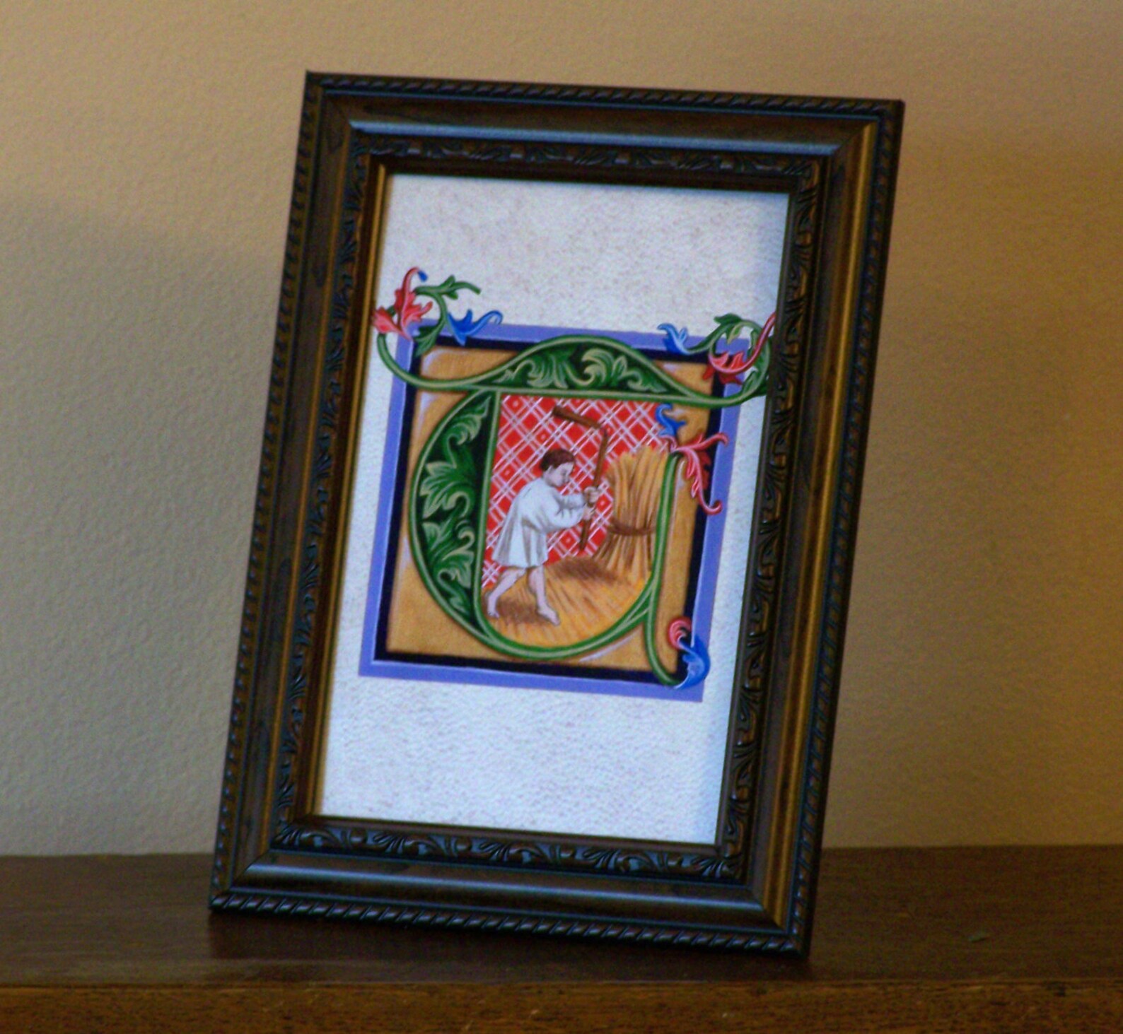 Medieval Illuminated Letter T Alphabet Letter T Medieval - Etsy