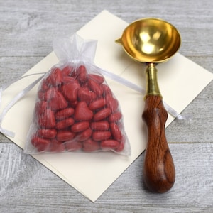 Hochzeitseinladungs-Wachs Siegel Kit mit Löffel und Wachsperlen