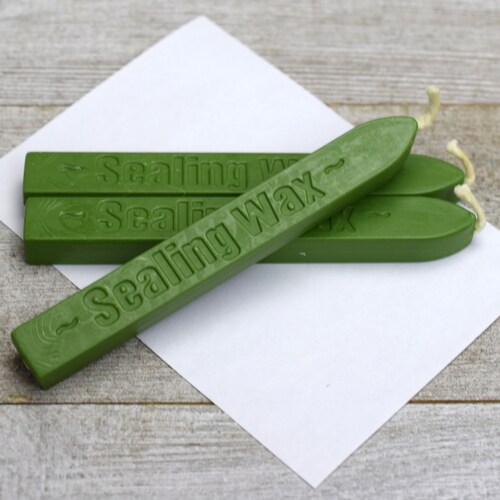 Dark Teal Sealing Wax Stick With Wick Etsy
