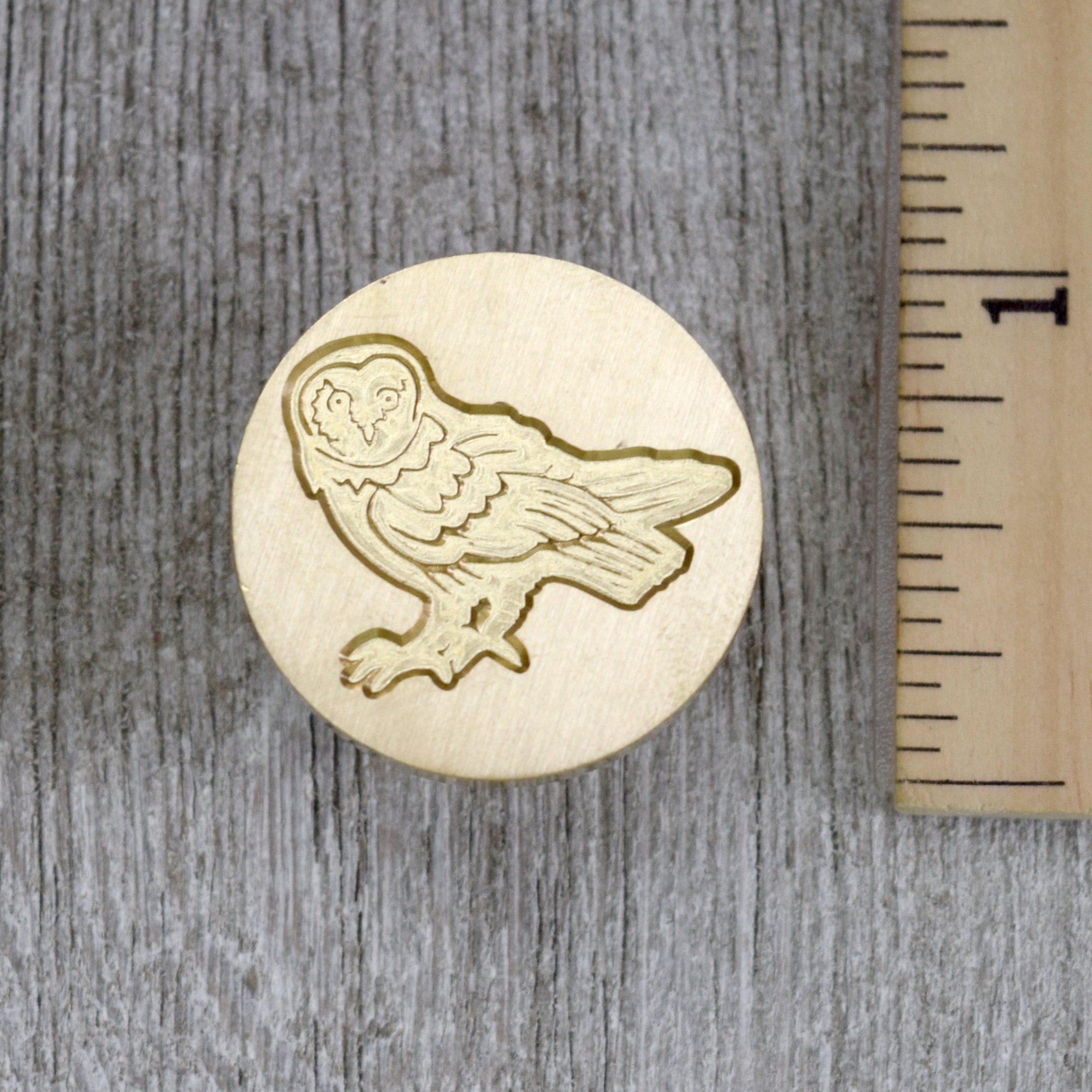 Owl Bird Wax Seal Stamp // Animal Brass Stamp for Craft Projects