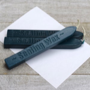 Zegellakstick donkerblauw met lont
