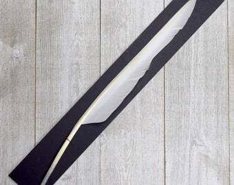 Hand-Cut  Goose Feather Quill for Calligraphy and Medieval Writing