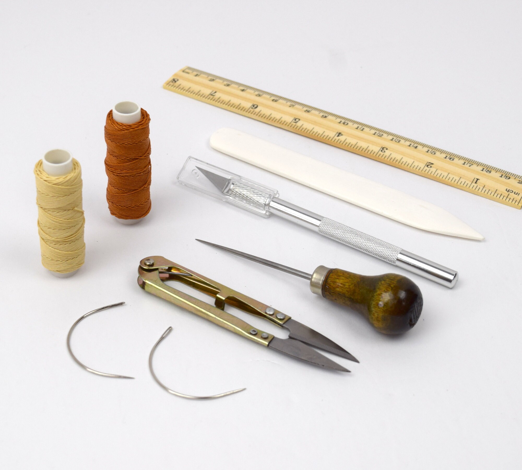 Bookbinding Tool Kit for Making Books Awl Bone Folder | Etsy