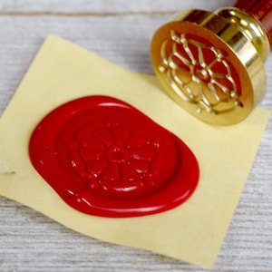 Pieczęć lakowa Tudor Rose // Pieczęć mosiężna Classic Royal Seal