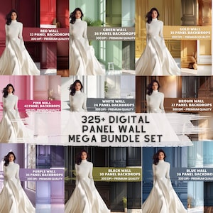 325+ Bundle Panel Wall Digital Backdrops, Maternity Backdrop Overlays, Studio Backdrop Overlay, Room Backgrounds, Fine Art Texture Photoshop