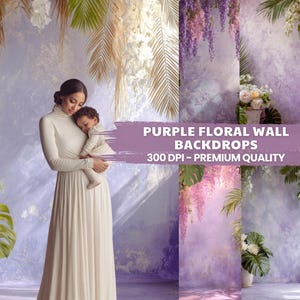 Floral Backgrounds Digital Backdrops Overlay Digital Floral Overlays Maternity Floral Backdrop Newborn Studio Backdrop for Photoshop Overlay