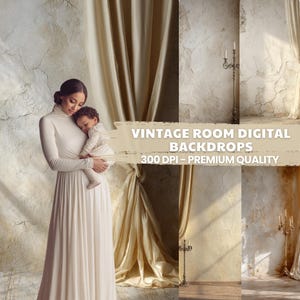 Old Master Vintage Backdrops: Seamless Textures, Portrait Photography (Digital Download, 27 JPEGs/PNGs)