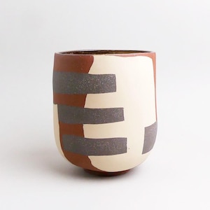 Nerikomi Vaas Planter L Handgemaakte Bloempot Keramische Unieke Plantenpot Handgemaakte Unieke Cache Pot Plantenbak Mozaïek Terrazzo Klei Gebruiksvoorwerp
