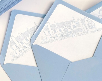 Wedding Envelopes with Envelope Liners | Lined Envelopes for Luxury Wedding Envelopes | Custom Envelopes Venue Illustration 5x7 Envelopes