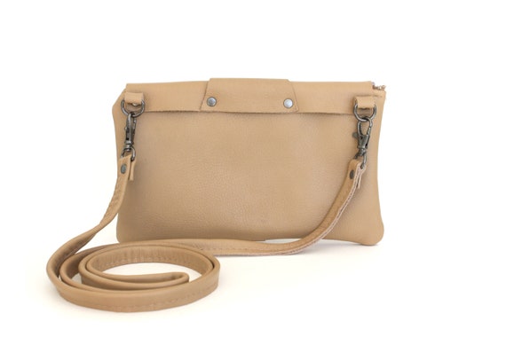 champagne cross body bag