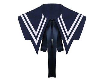Detachable sailor collar pattern with 3 sizes, Sailor collar pattern pdf, sewing collar, DIY sailor collar, costume collar pattern pdf