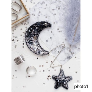 Beaded embroidery jewelry kit — DIY handmade accessories, perfect gift for craft lovers, create unique and stylish jewelry pieces