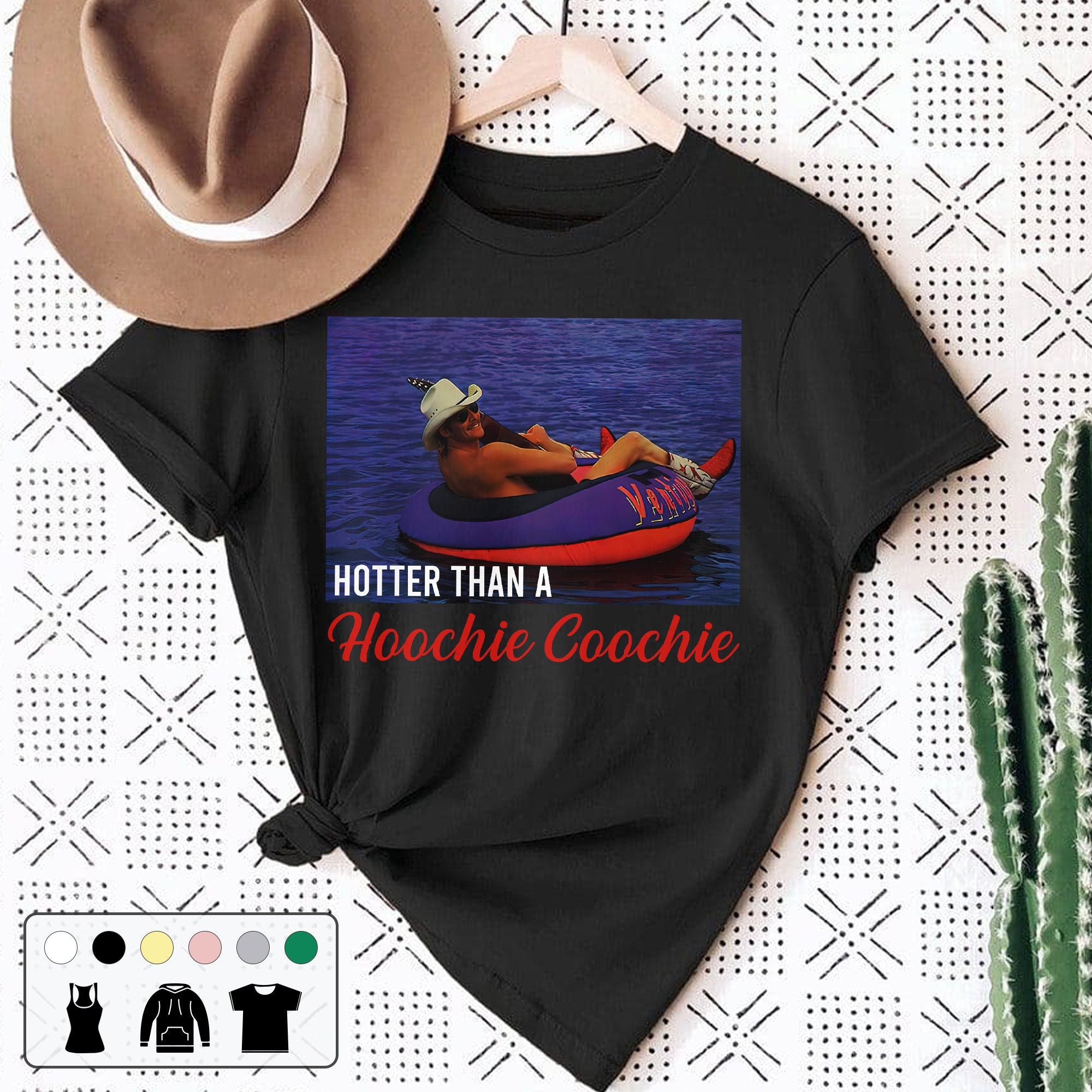 Discover Hotter Than A Hoochie Coochie Vintage T Shirt,