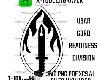 63rd Readiness Division Patch – Military Insignia Digital File (svg, png, ai, xcs, pdf)