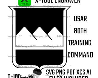 80th Training Command Patch – Military Insignia Digital File (svg, png, ai, xcs, pdf)