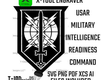 Military Intelligence Readiness Command (MIRC) – Military Insignia Digital File (svg, png, ai, xcs, pdf)
