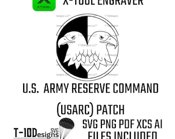 U.S. Army Reserve Command Patch – Military Insignia Digital File (svg, png, ai, xcs, pdf)