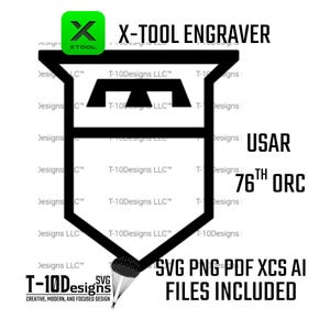 76:e operativa insatskommandots patch – digital fil med militära insignier (svg, png, ai, xcs, pdf)