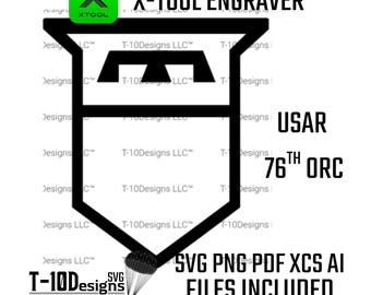 76th Operational Response Command Patch – Military Insignia Digital File (svg, png, ai, xcs, pdf)