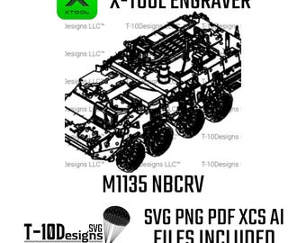M1135 NBCRV Stryker Vector: CBRN Recon Vehicle Digital Download