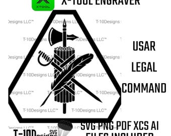 Army Reserve Legal (USARLC) Patch – Military Insignia Digital File (svg, png, ai, xcs, pdf)