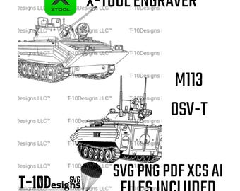 M113 OSV-T – OPFOR Vehicle Digital File (svg, png, ai, pdf, xcs)